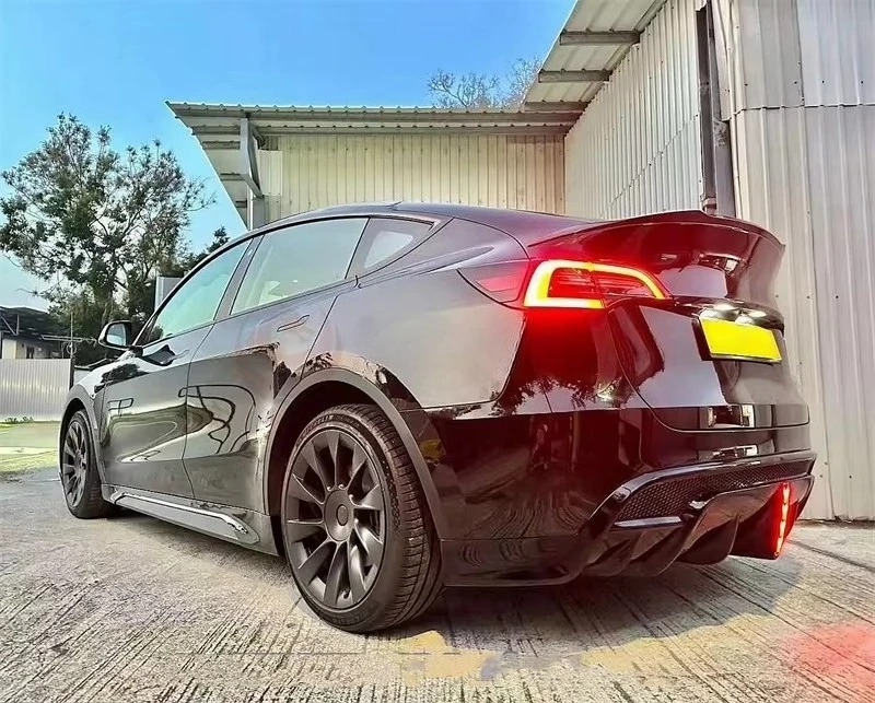 Good Fitment Carbon Fiber Body Kit for Model Y Carbon Fiber Front Lip and Rear Diffuser for Model Y Bodykit